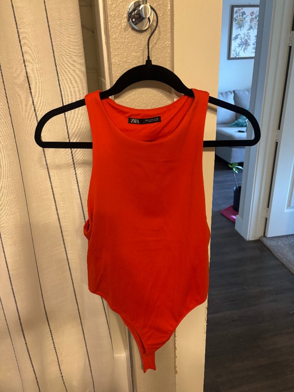 Orange Sleeveless Zara Bodysuit